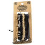 Сет Машки Нараквици од Кожа и Метал - Image 2