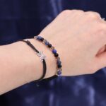 Зодијак кристална свеќа со нараквица од скапоцени камења - Шкорпија