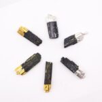 Привезоци од индиски турмалин  позлатени и сребрени - Image 2